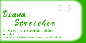 diana streicher business card
